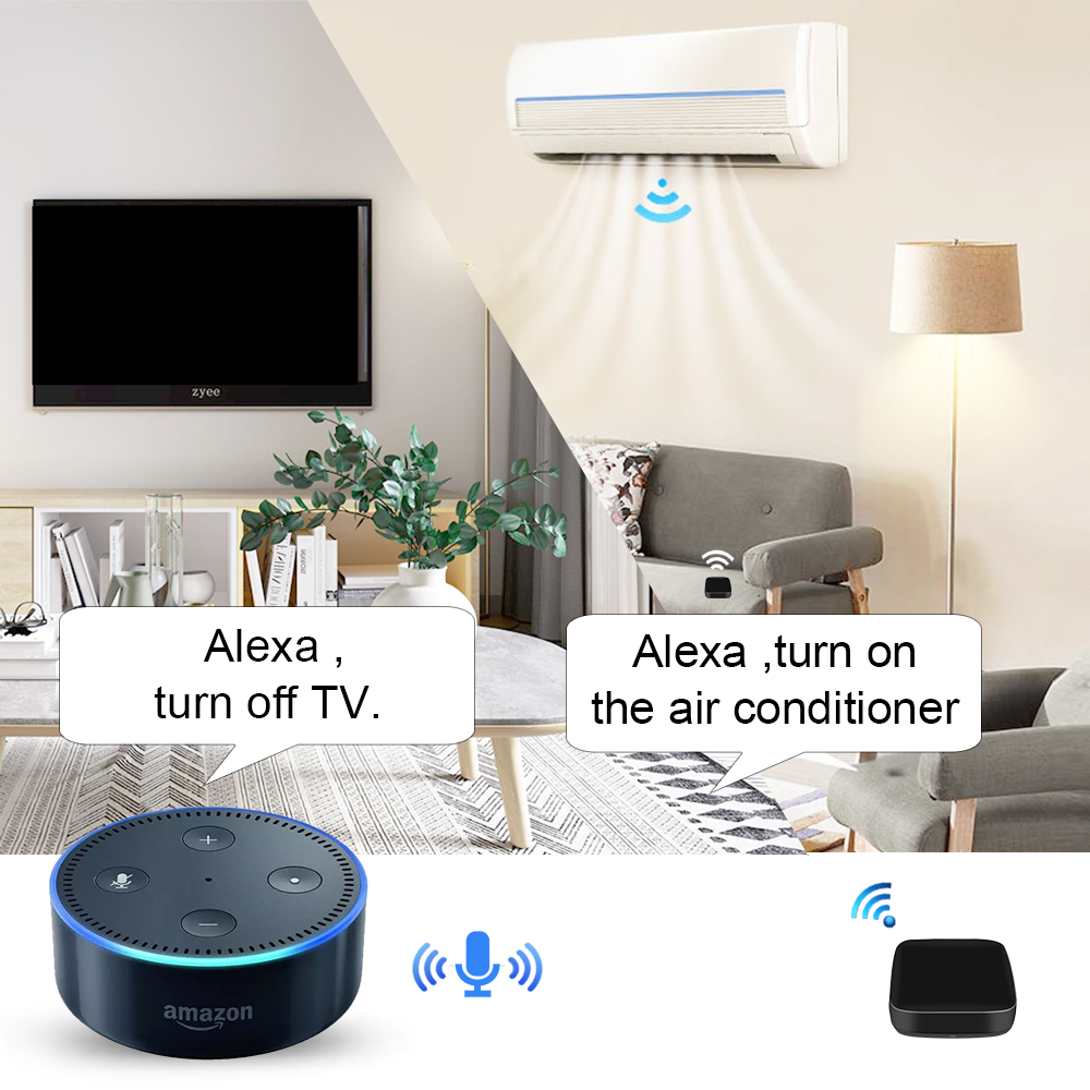 Smart WiFi Infrared Remote Control with Tuya Voice Control