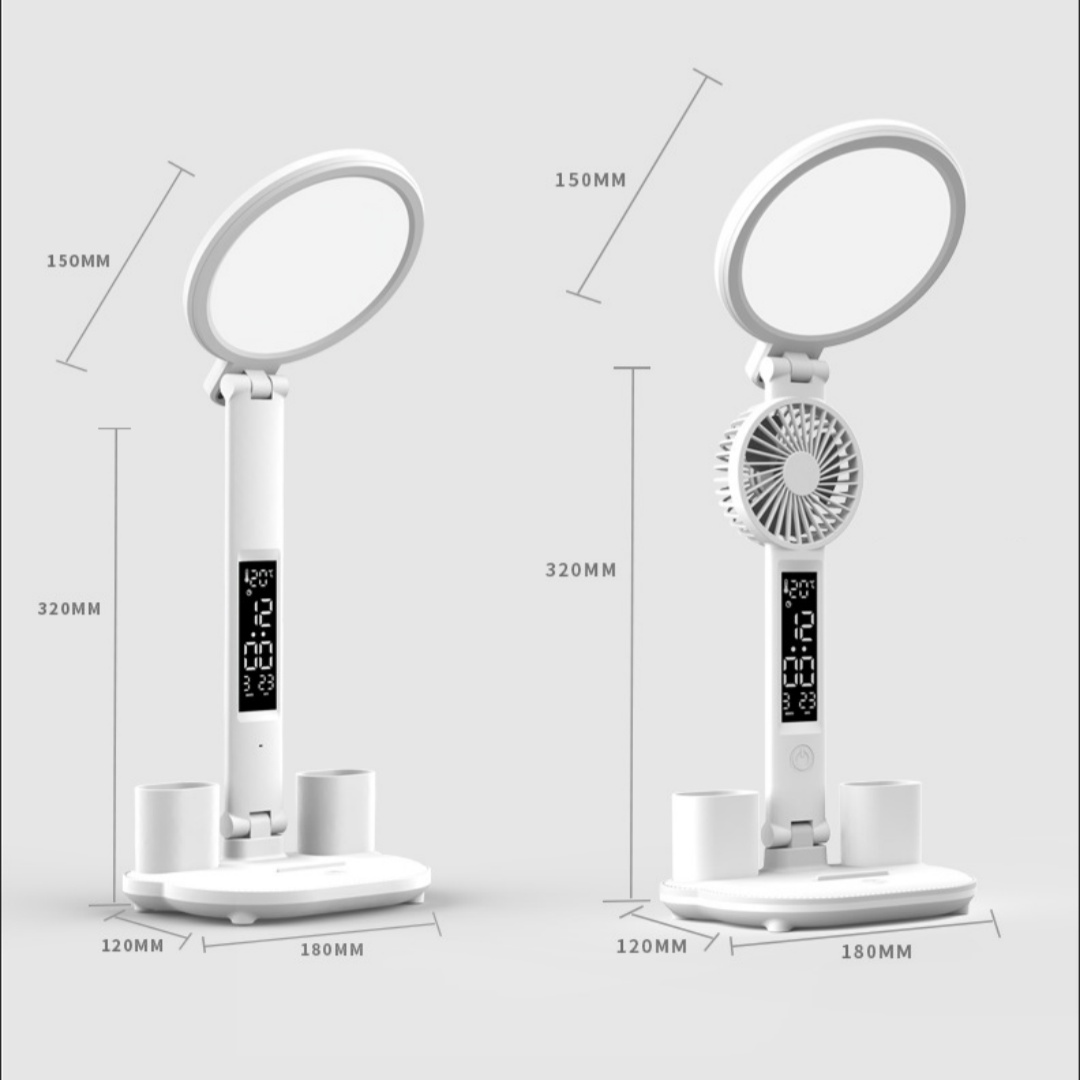 LED Eye Protection Desk Lamp with USB Charging for Study and Reading