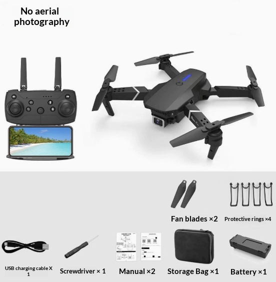 E88 Foldable Drone with Dual 4K Camera and WiFi FPV