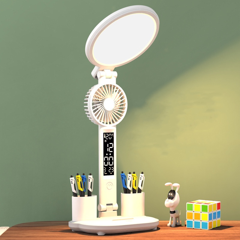 LED Eye Protection Desk Lamp with USB Charging for Study and Reading