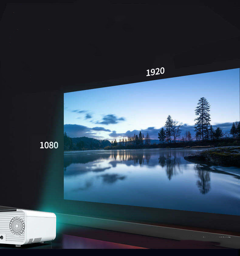 AI Smart Portable Android Mini Projector