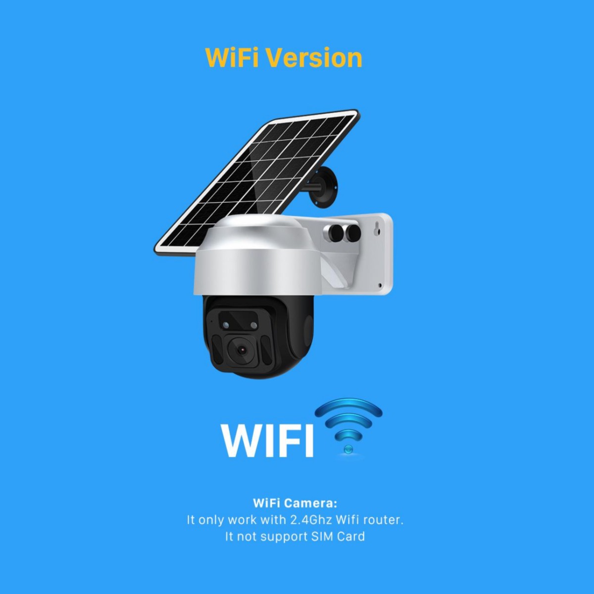 Solar-Powered 4G AI Outdoor Security Camera